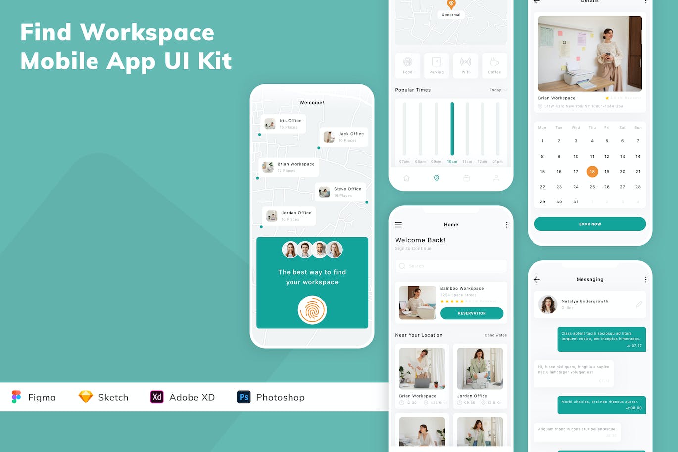 找工作室移动应用APP UI KIT