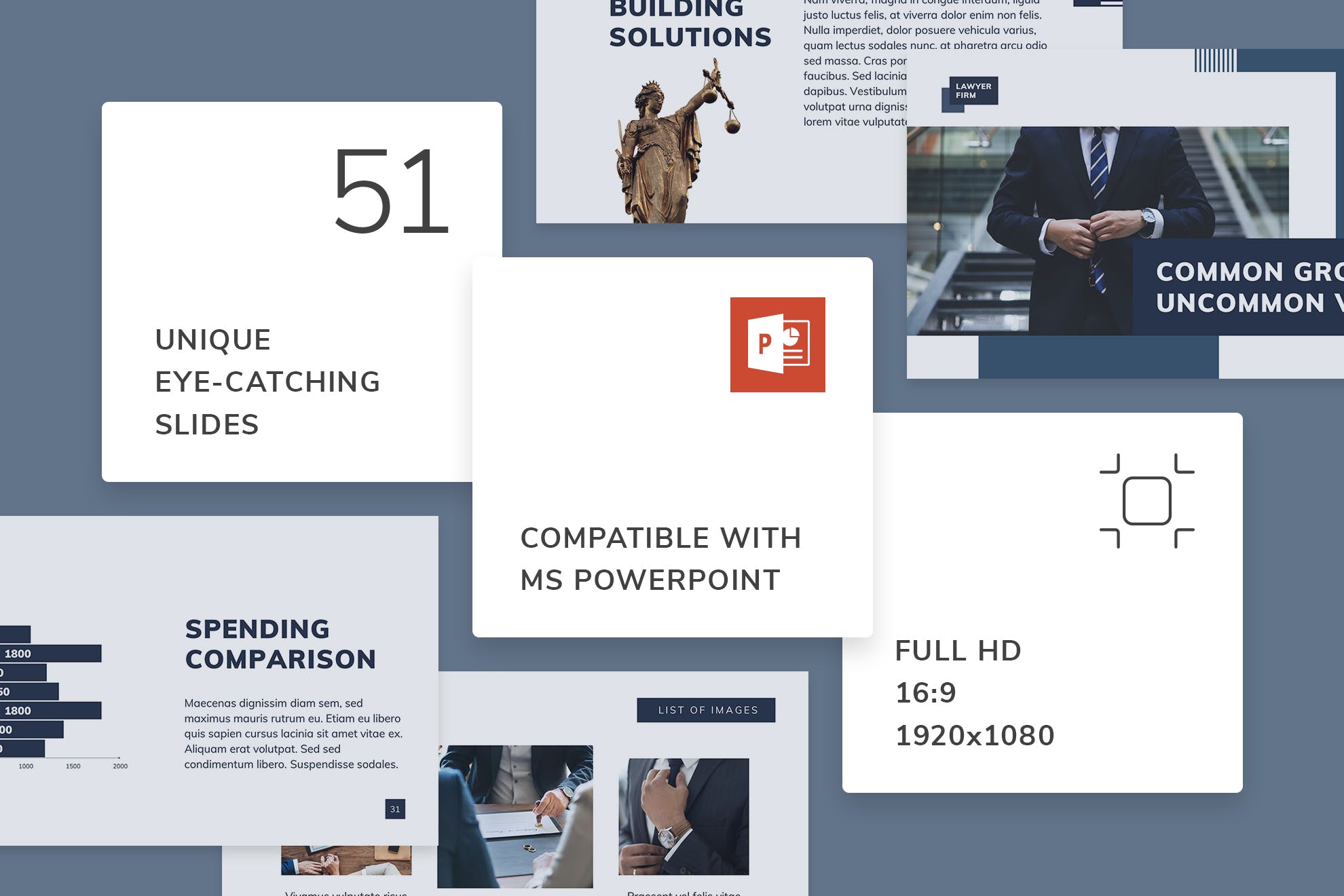 律师事务所 PPT模板下载 [PPTX]