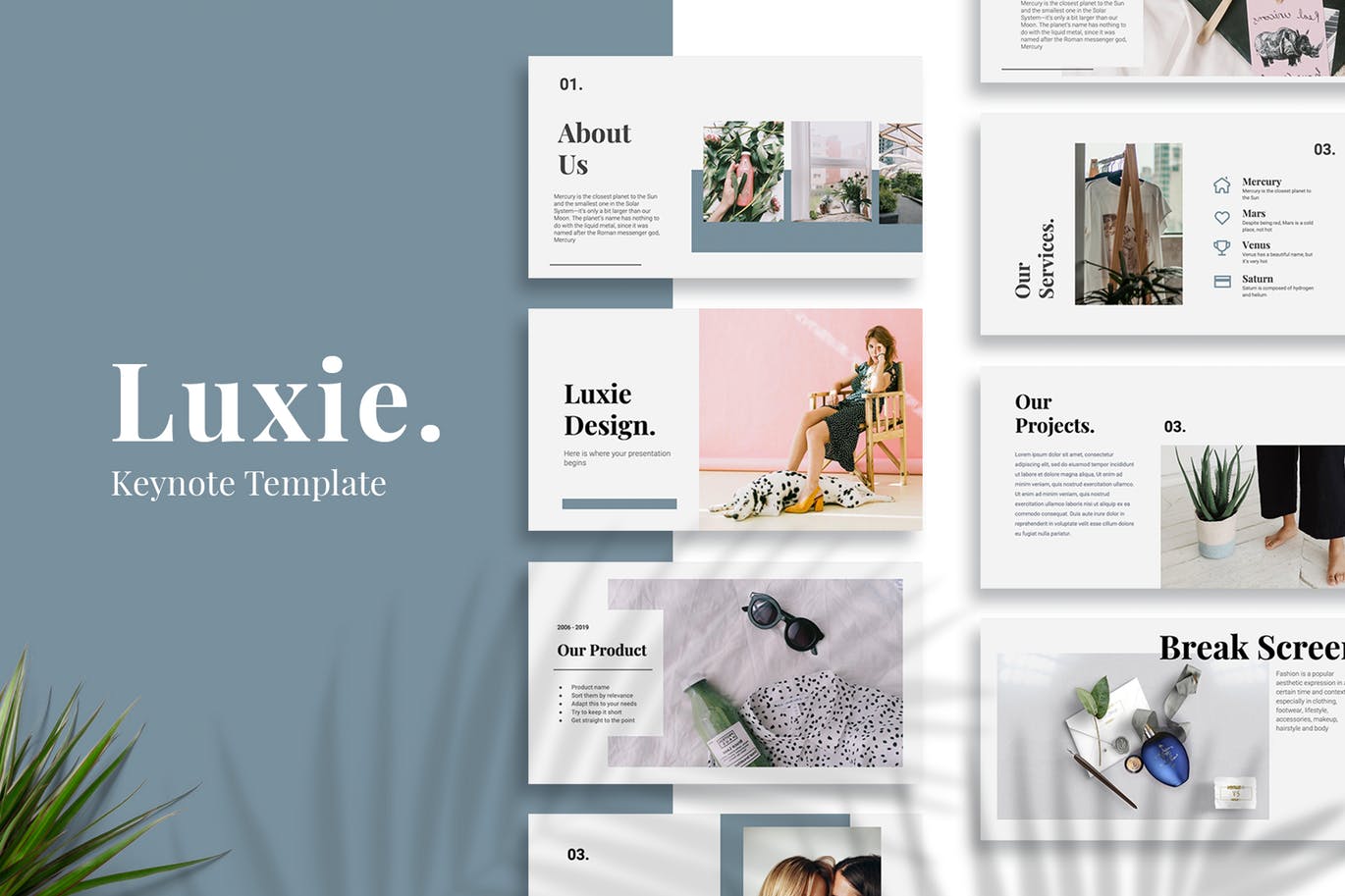 时尚简约清新高端多用途的高品质powerpoint幻灯片演示模板（pptx）