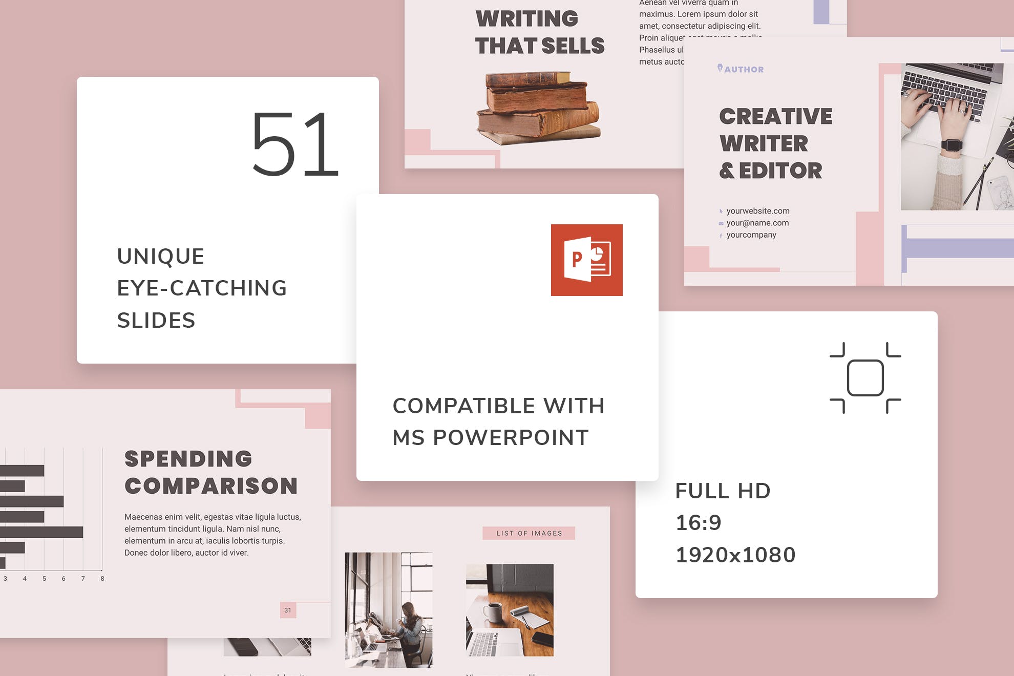 有吸引力的时尚PPT模板下载[PPTX]