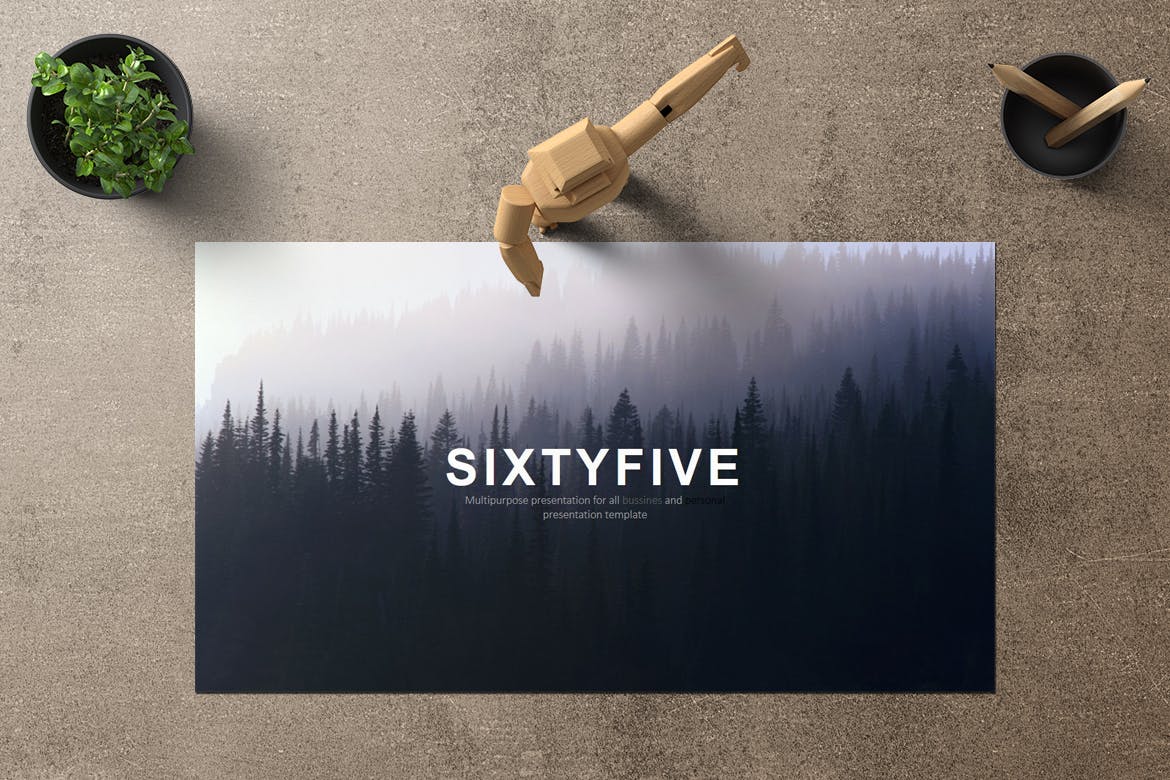 个性极简主义PPT模板下载[PPTX]