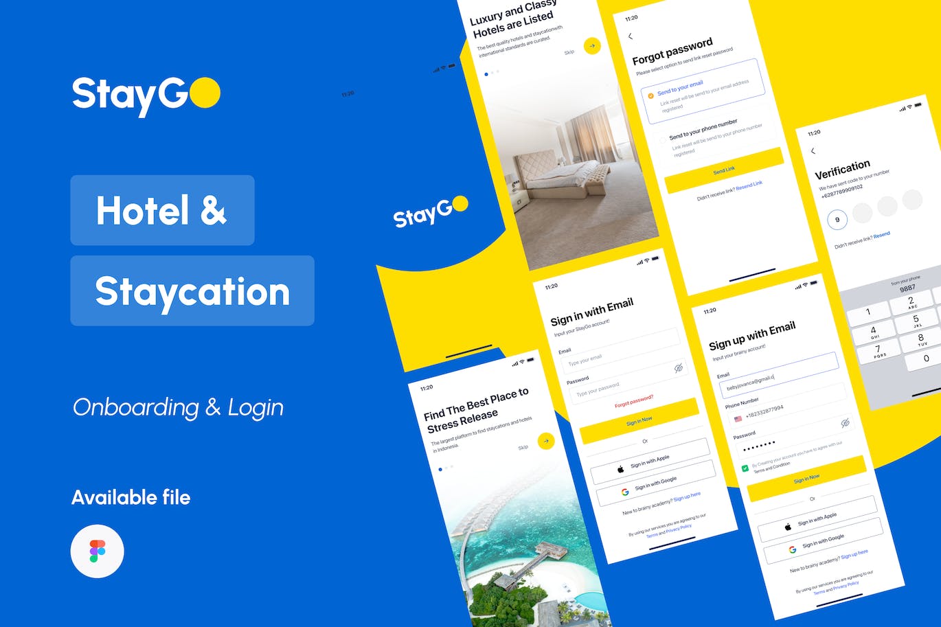 酒店住宿相关APP UI KIT