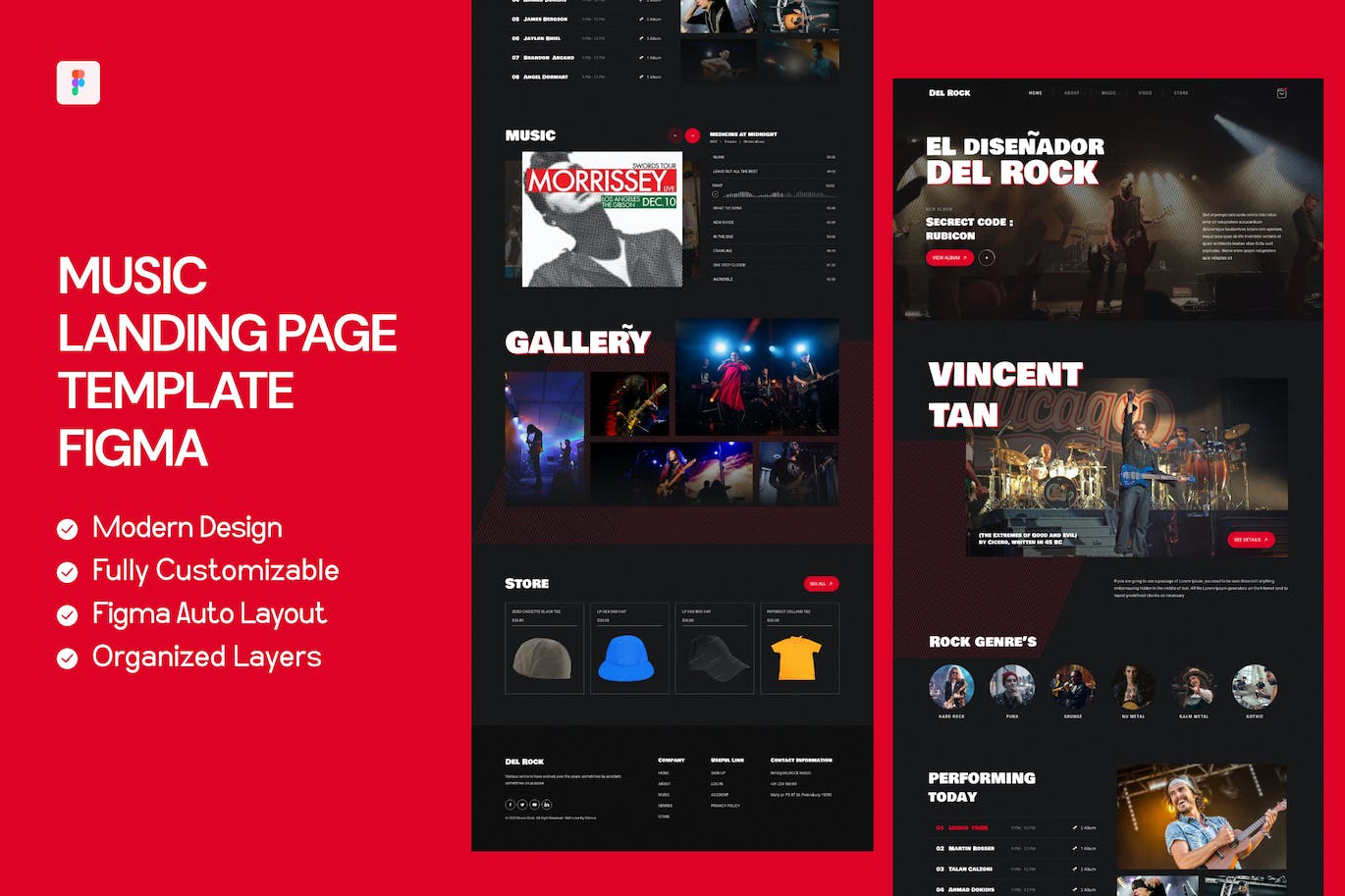 音乐登录页模板图APP UI KIT