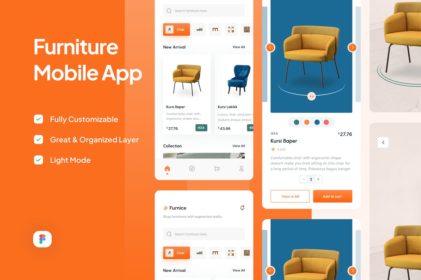 家具移动应用APP UI KIT