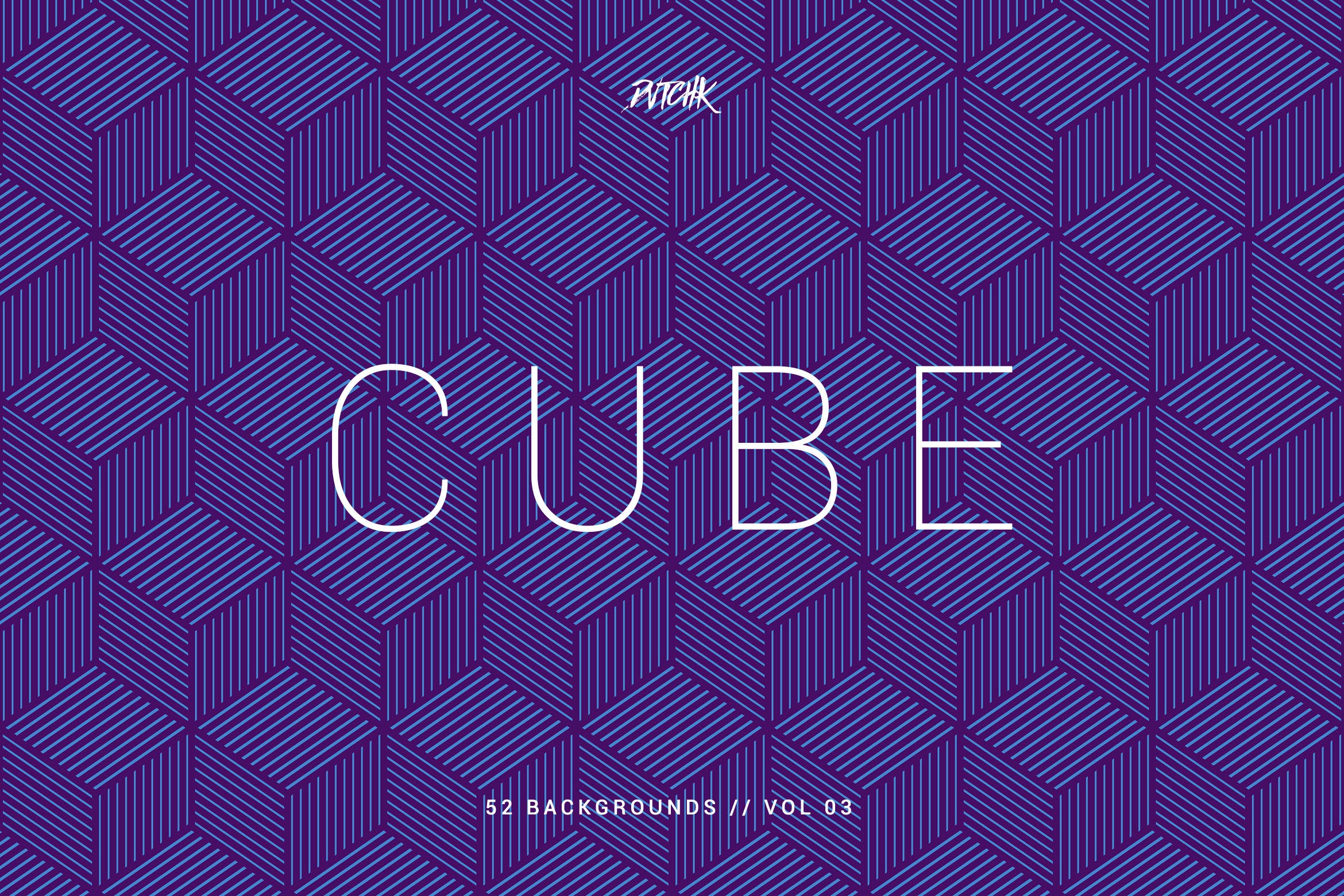 立方体几何图案连续四方图案背景素材v03 Cube | Seamless Geometric Backgrounds | Vol. 03