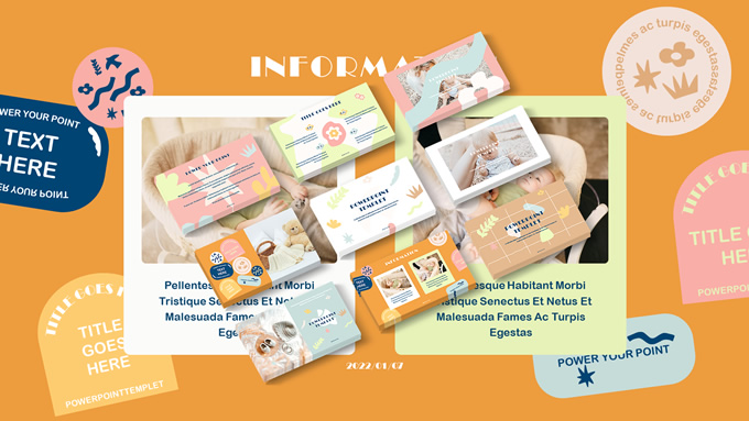 亲亲baby暖暖亲子主题ppt模板