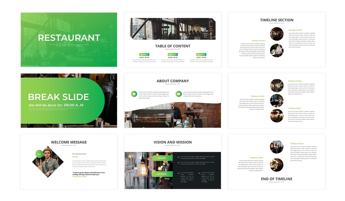 餐厅融资PPT商业计划书模板下载PPTX