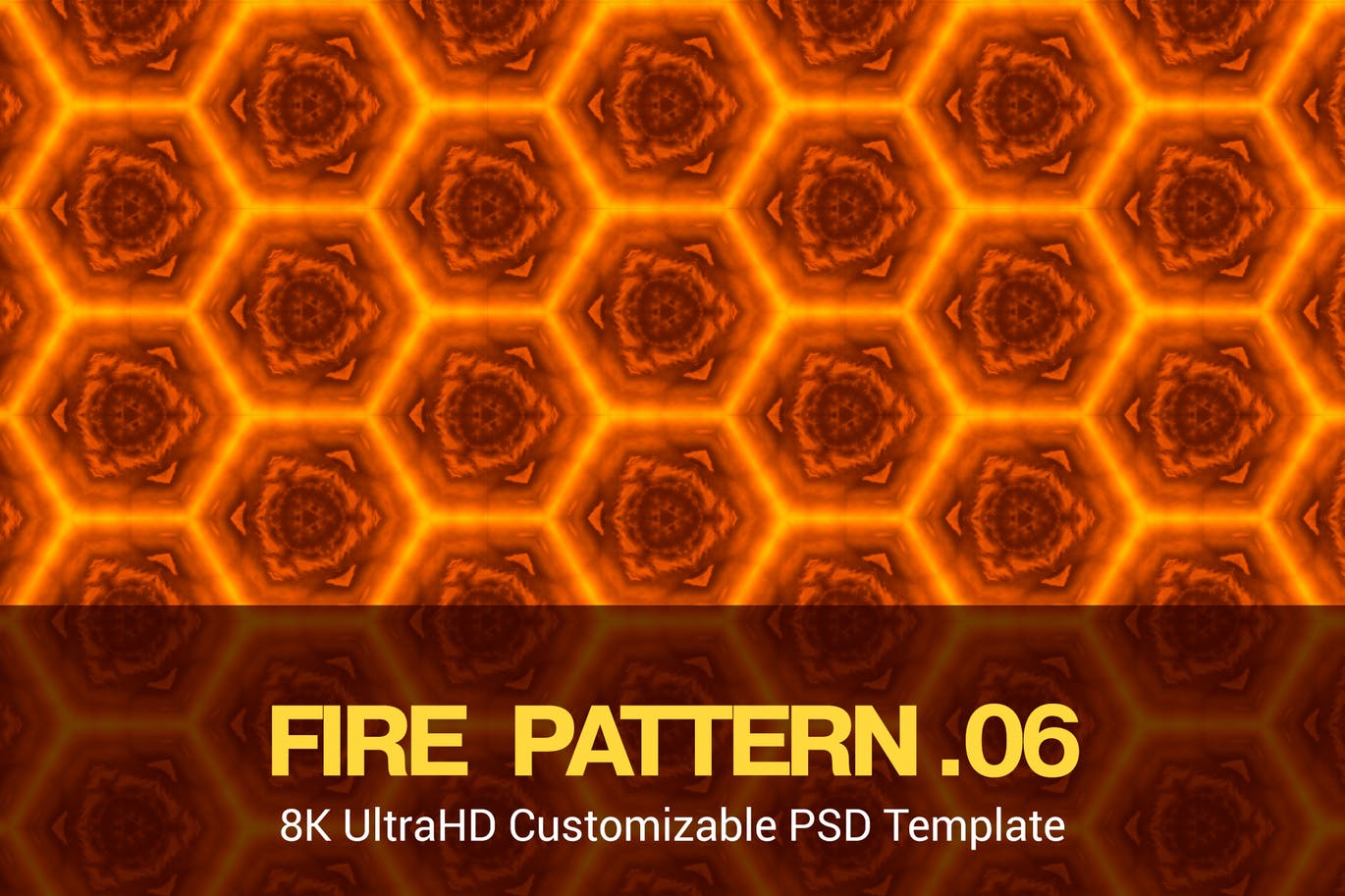 8K超高清无缝焰火/火花图案背景图素材v06 8K UltraHD Seamless Fire Pattern Background