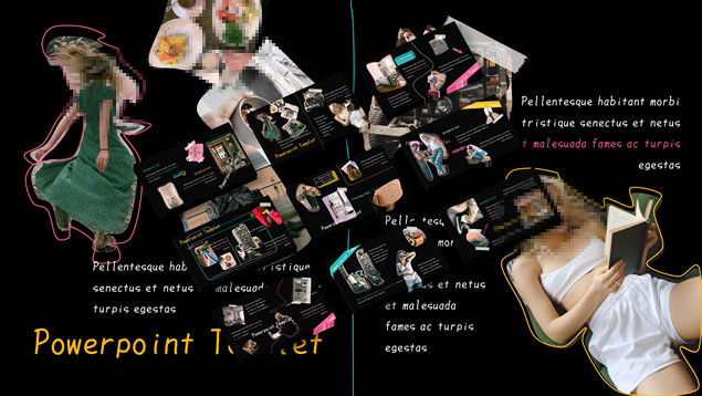 时尚相册影集vlog ppt模板