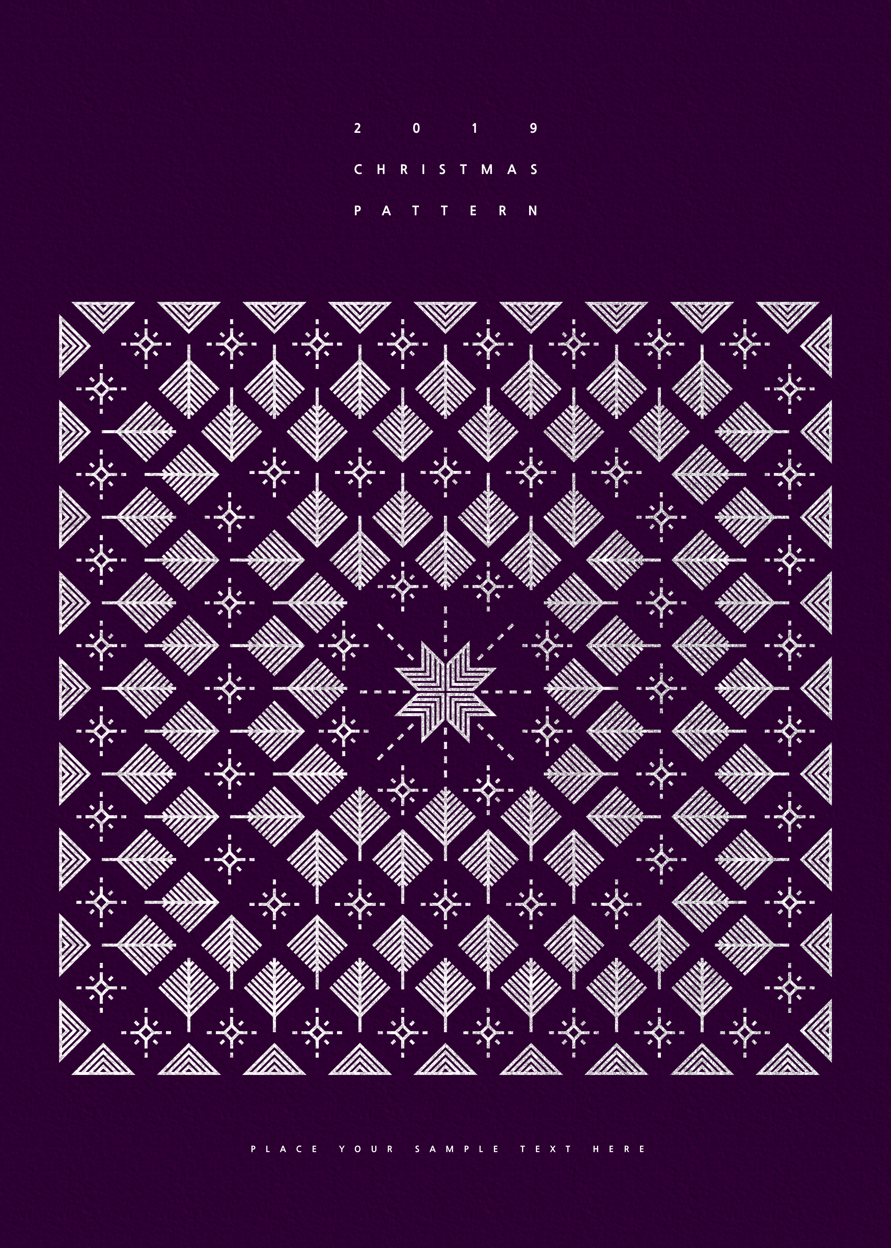 圣诞主题抽象图形图案psd素材