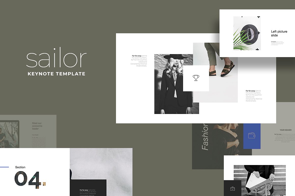 展示PPT模板 Sailor Keynote Template