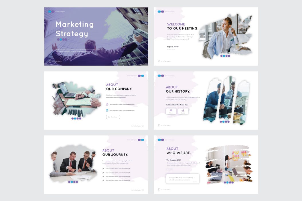 市场策略商业计划书PPT模板下载 [PPTX]