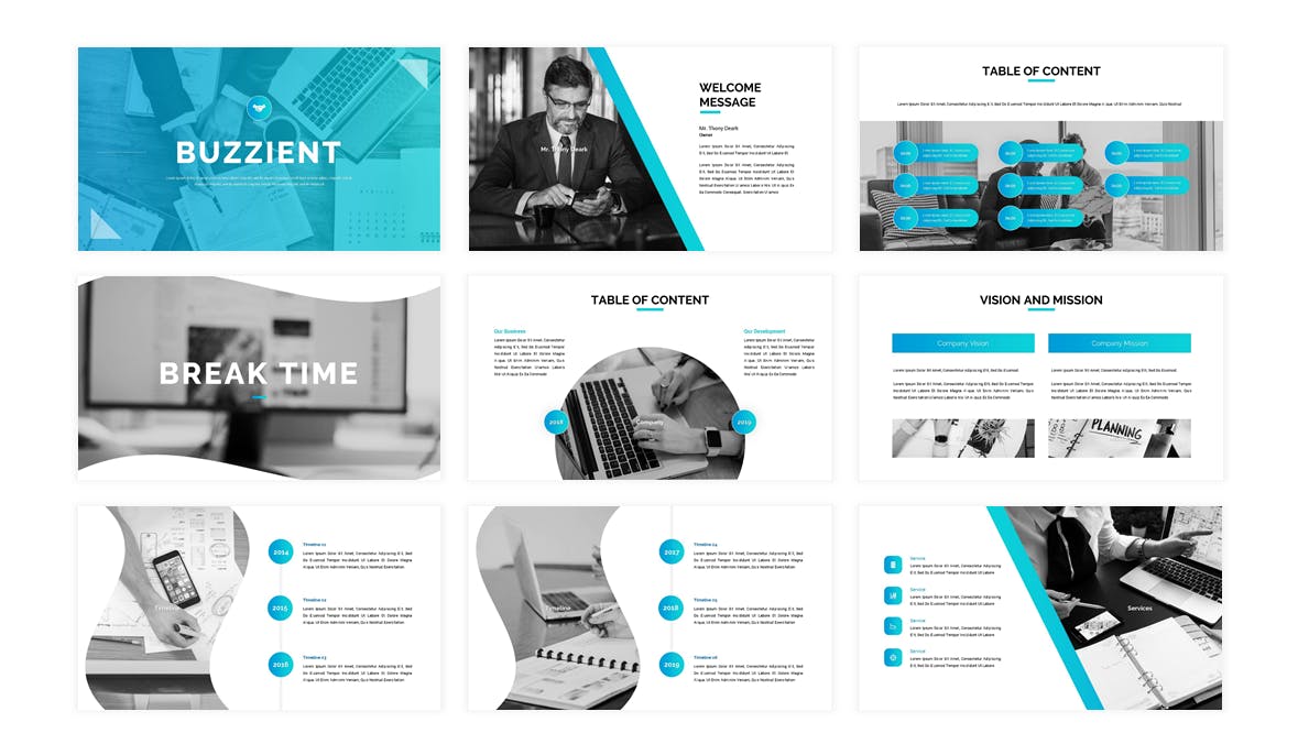 金融技术相关的商业计划书PPT模板下载 [PPTX]