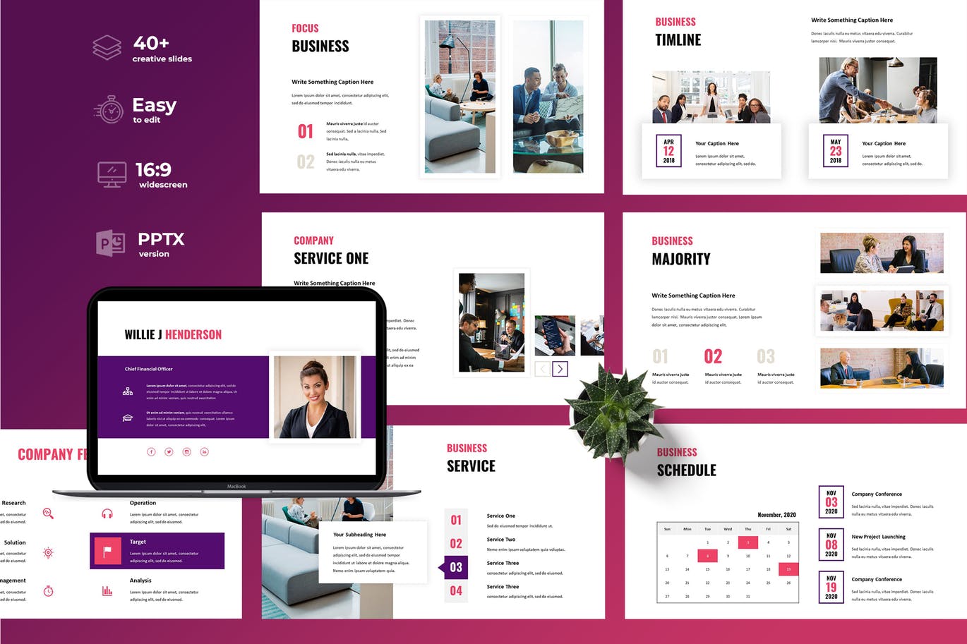 时尚高端简约多用途的高品质业务简报大数据汇报工作powerpoint幻灯片演示模板（pptx）