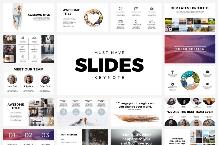幻灯片模板 Must Have Slides | Keynote
