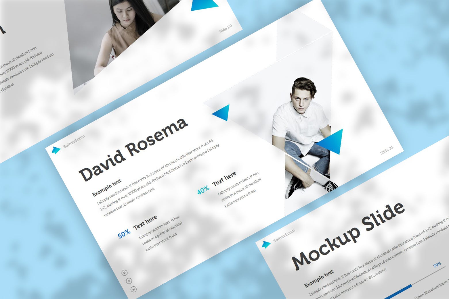 时尚的品牌设计相关PPT模板下载[PPTX]