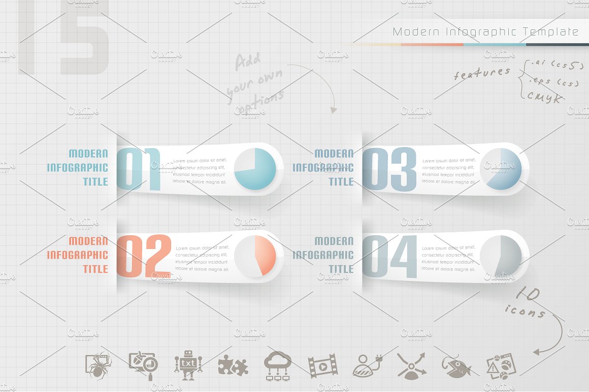 商业信息图表素材 Business Infographic Options