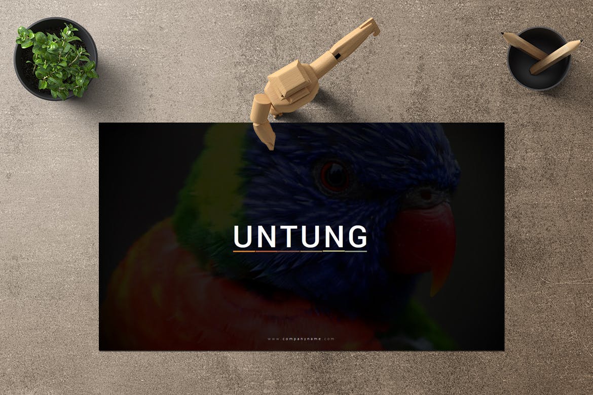 时尚极简主义大数据PPT模板下载[PPTX]