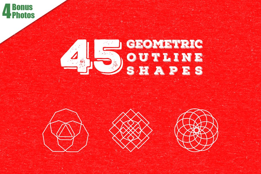 45独特的几何形状适量图 45 Geometric Shapes