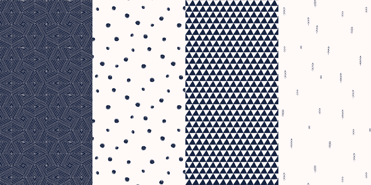 简约风格设计图案无缝纹理素材 Minimal Pattern Designs