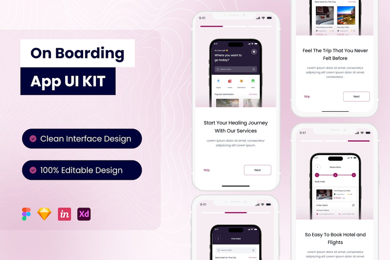 车载移动应用 App UI Kit