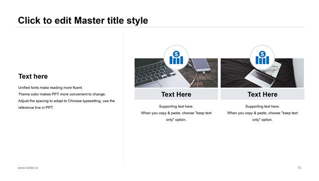淡雅灰简约微立体工作总结报告ppt模板