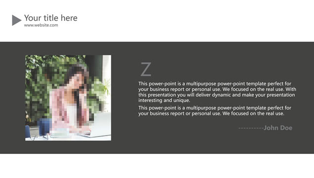 简约蓝几何风年终总结报告ppt模板