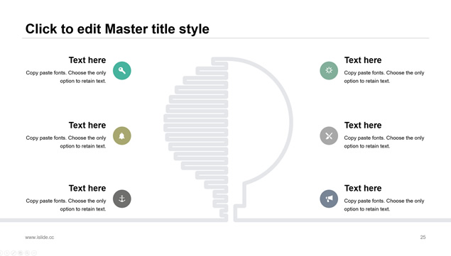 小清新卡片式UI风经典商务通用ppt模板