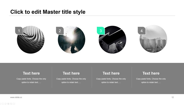 矢量卡通叶子花卉小清新文艺风工作汇报ppt模板