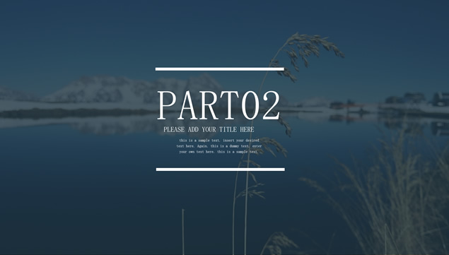 白砖墙背景绿色小清新工作汇报商务通用ppt模板