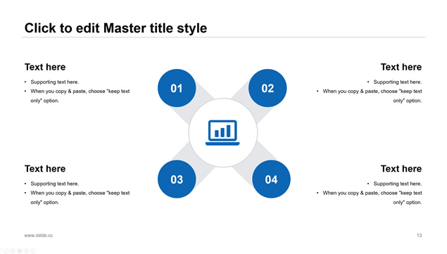 淡雅灰低面风背景微立体工作总结报告ppt模板