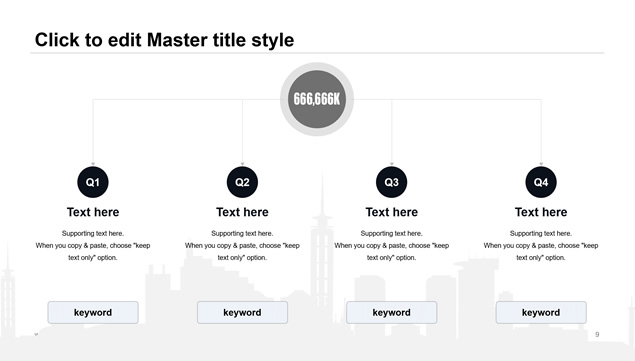卡片式UI流体几何风总结计划商务通用ppt模板