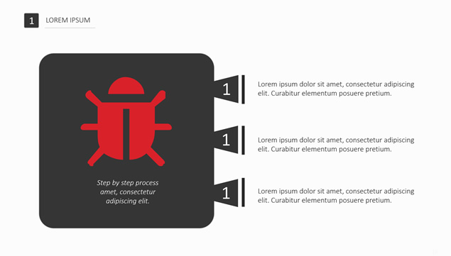 淡雅灰低三角形背景微立体企业工作总结ppt模板