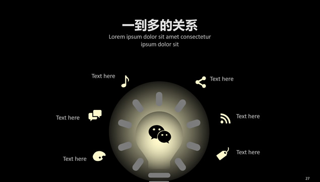 蓝金简约大气商务汇报通用ppt模板