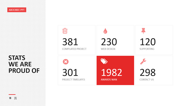 淡雅灰极简点线风商务工作汇报ppt模板