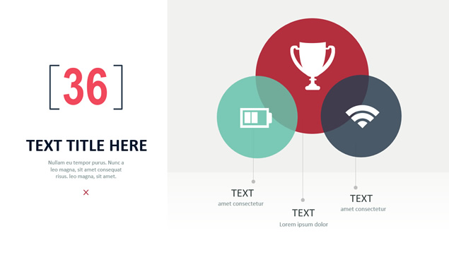 气泡文本框创意封面简约实用商务总结汇报ppt模板