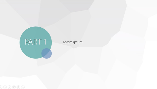 淡雅灰低面风背景红灰大气商务年终汇报ppt模板