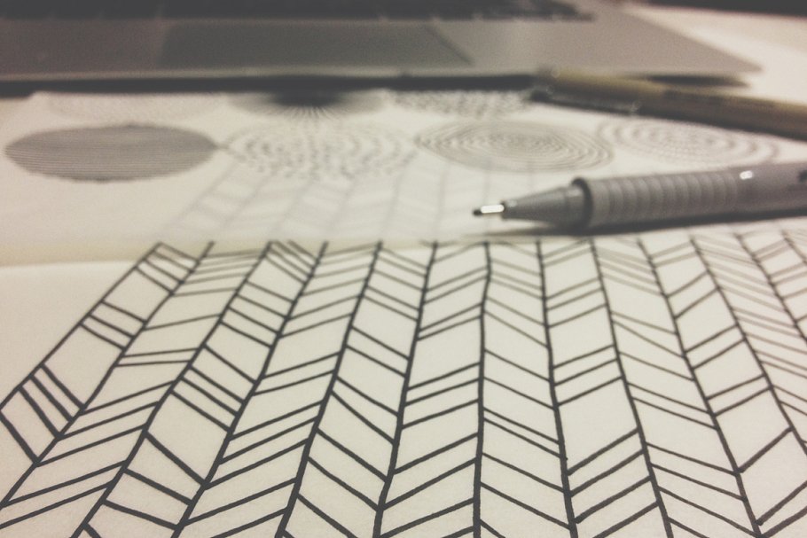 10款手绘日系淡雅小清新无缝图案 Hand Drawn Patterns #2 Pro