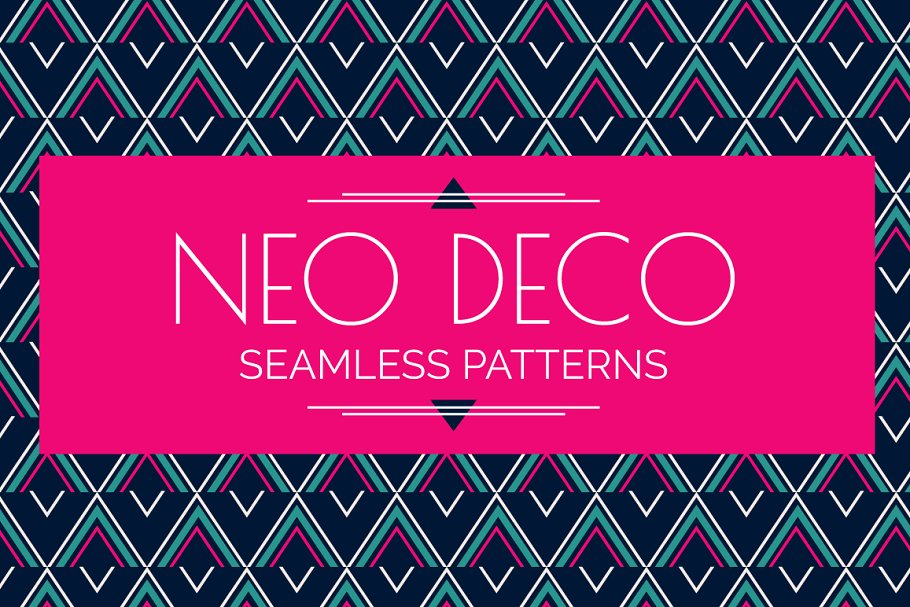 现代几何图案无缝纹理 Modern Geometric Seamless Patterns