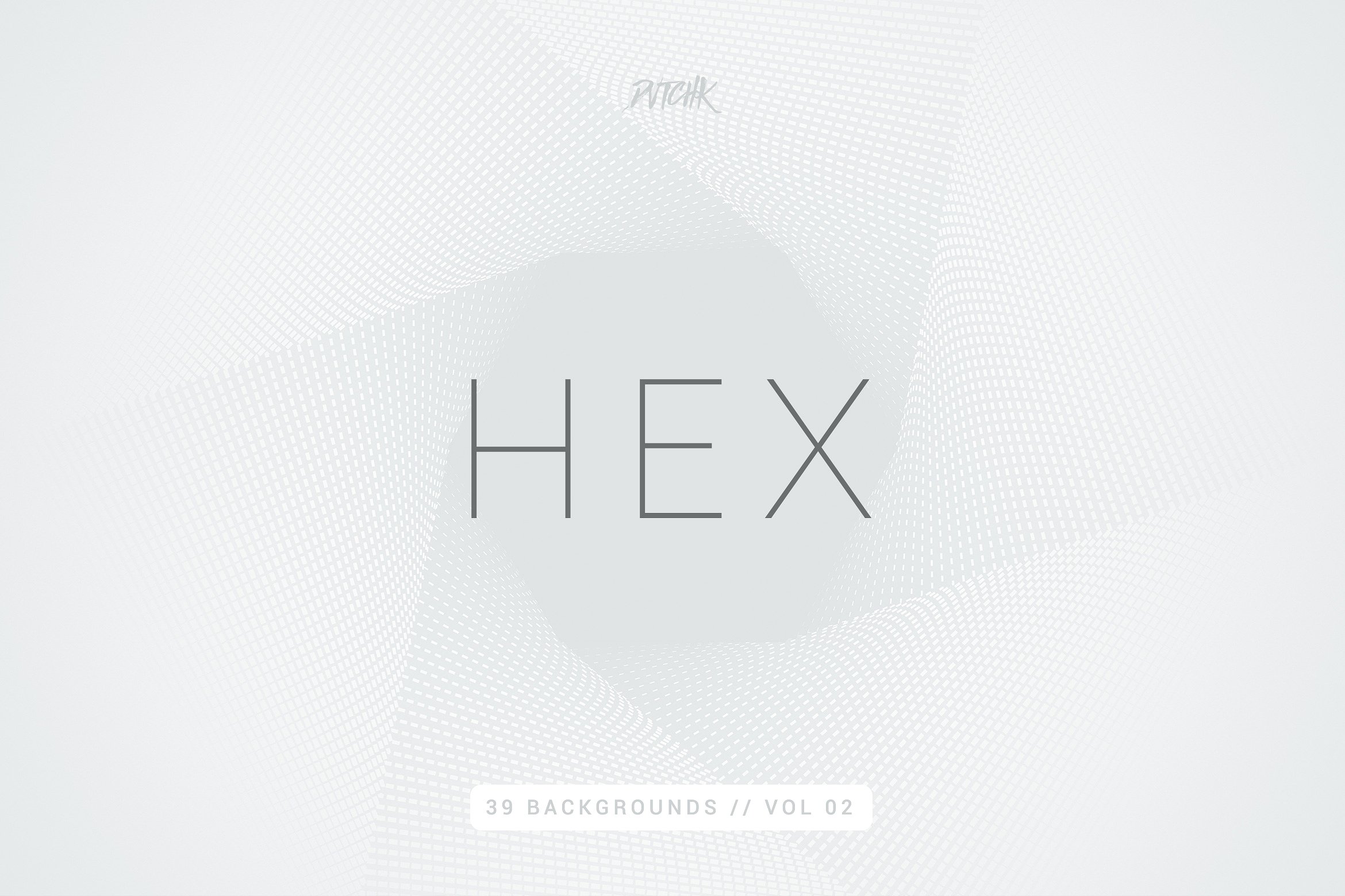 六角几何螺旋图形抽象背景02卷 Hex | Geometric Spiral | Vol. 02