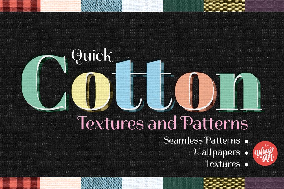 真实棉织物纹理 Cotton Textures and Patterns