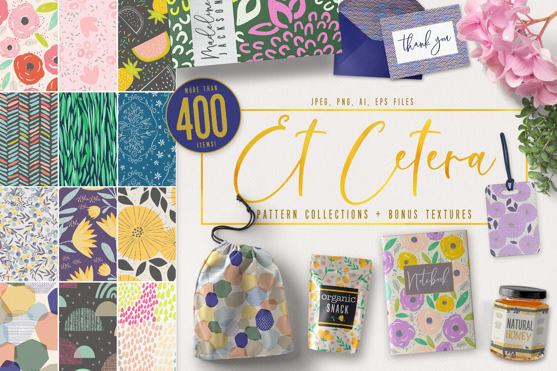 量贩式华丽无缝图案纹理合集[3.57GB] Et Cetera Pattern Collections