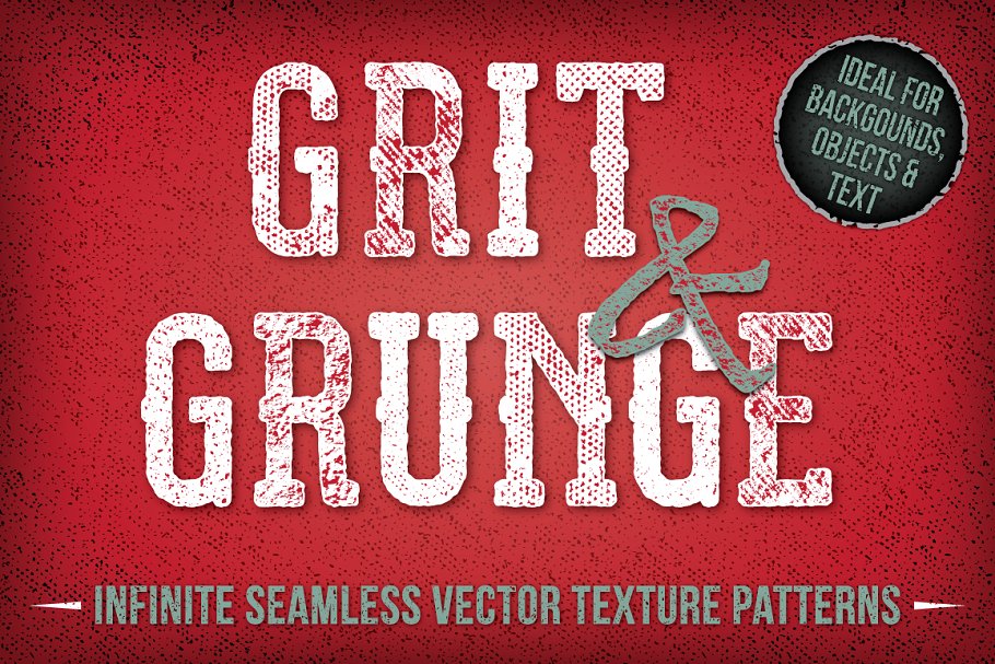 沙砾斑驳复古做旧纹理 Grit and Grunge Repeat Patterns