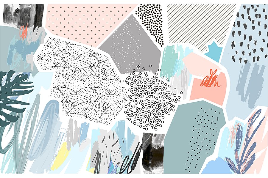 创意艺术图案纹理 Lightness. AI | PDF | JPEG + bonus