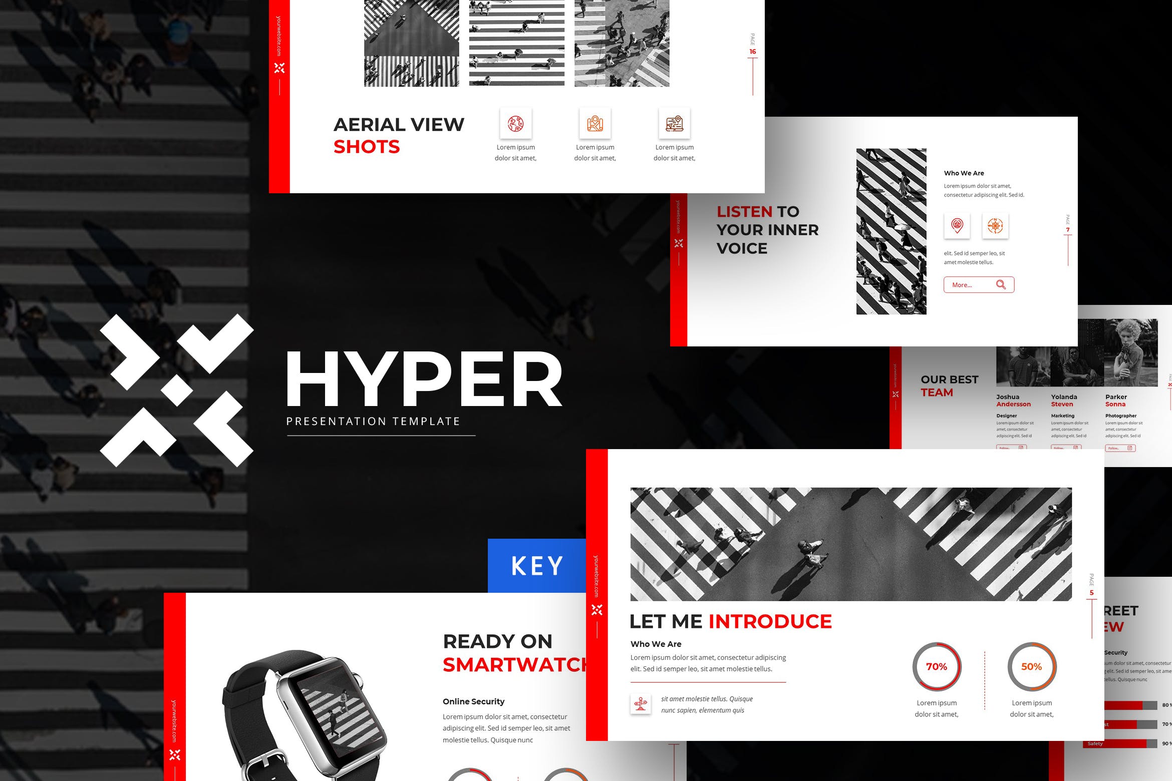 高级创意多用途Keynote幻灯片模板 Hyper – Keynote Template