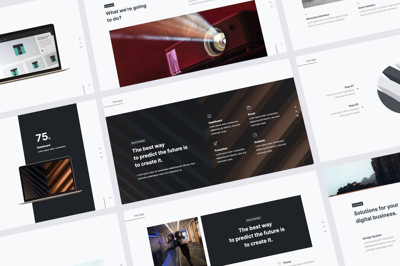 业务演示PPT模版