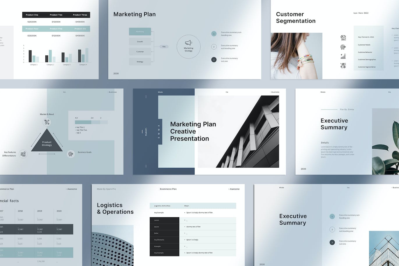 营销计划PPT模版