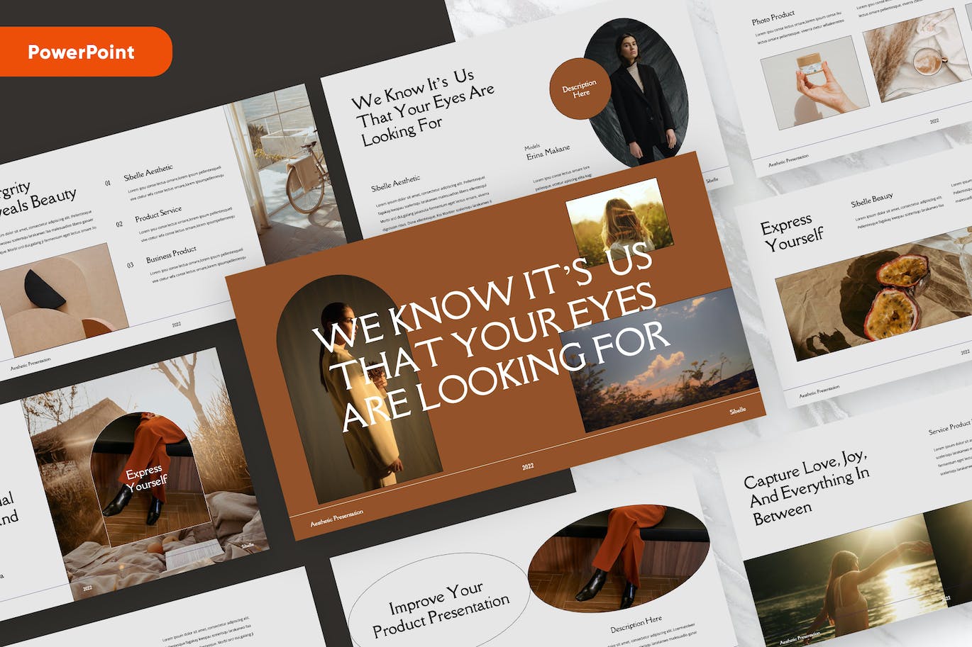 创意品牌时尚驱动力PPT模板