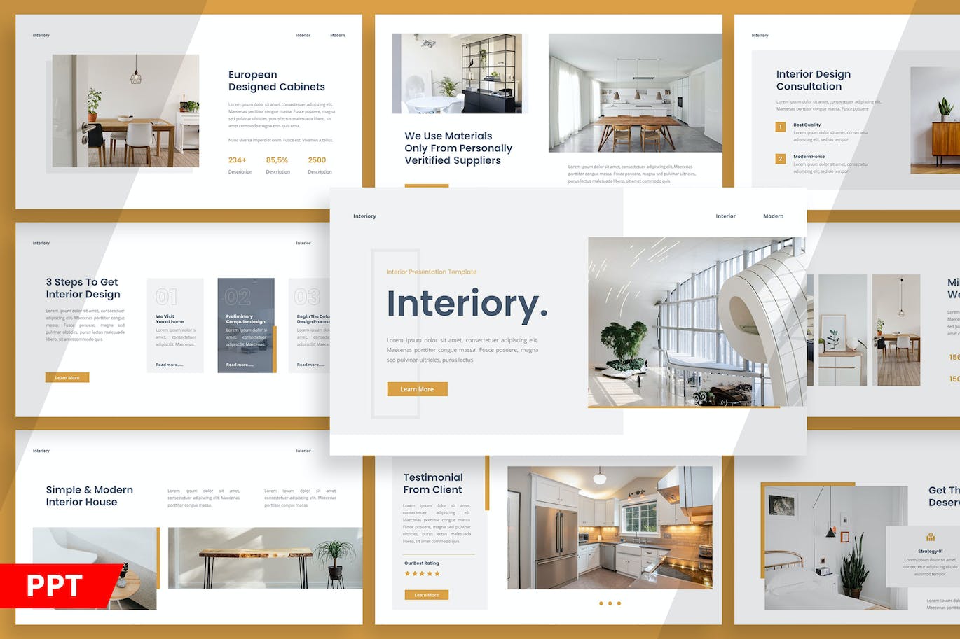 家具装修设计样板展示ppt模板