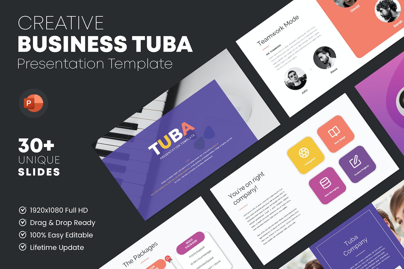 创意商业品牌ppt模板